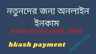 Online Income 2020 |  like4like bangla tutorial