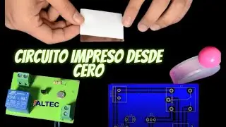 Diseño y Fabricación PCB desde Cero - Método acetona-easyEDA (CASERO)