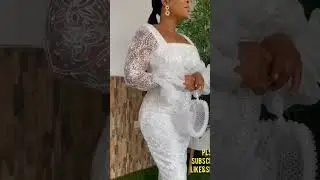 WHITE LACE STYLES FOR ALL EVENTS#shorts#lace #youtubeshorts#wedding #asoebistyles #elegant #trending