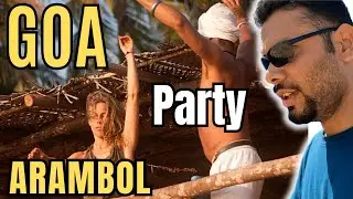 Arambol Hippies Jungle Pool Techno Party💃#goa #goanightlife