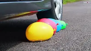 Crushing Colorful Toys & Odd Objects Under Car Tires 🚗💥 | Super Satisfying ASMR Compilation!