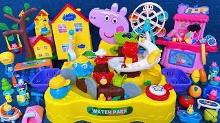 15 Minutes Satisfying with Unboxing Peppa Pig Playground and Slide Water Play Set ASMR｜Review Toys