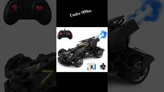 Batman Design Remote control Spray Car Toy #batmancar #remotecar #blackcar