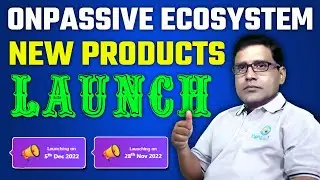 Onpassive New Update Today बड़ी खुशखबरी Onpassive Ecosystem Products Launch #onpassive