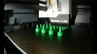 LEGO Duplo Compatible Fence - 3D Printing Timelapse - Bambulab X1C