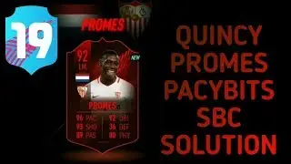 Quincy Promes PacyBits SBC Solution | PACYBITS FUT 19