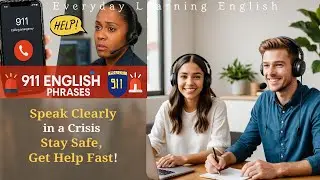 EP. 34 l Emergency English &ndash; How to Call 911 and Describe Symptoms Clearly!
