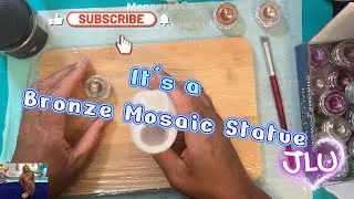 Resin Project -Turning Resin Bronze Using Chrome Mica Powder