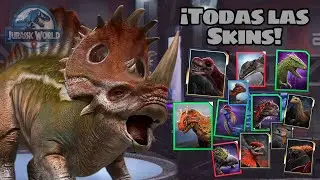 ALL JURASSIC WORLD ALIVE SKINS !!!! HIDDEN ??