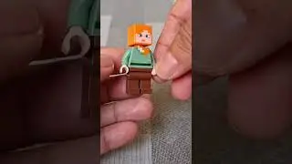 Satisfying Lego Minecraft Character #lego #minecraft #fyp #shorts