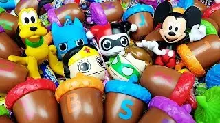 Mickey Mouse Club House Toys Surprise Eggs ABC Song & A lot of Candy