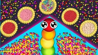 OMG 🐍 SNAKE RAINBOW GETR HILARIOUS SNAKES FOOD HERE 🐍 BEST EPIC SNAKE IO GAMEPLAY 🐍#snakeio #150 
