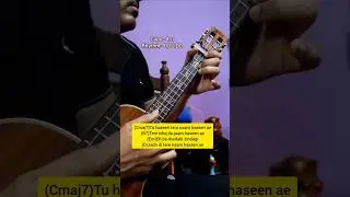 Haseen - Talwiinder Ukulele Chords #shorts #music