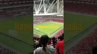 India vs Hong Kong football match at Kai Tak Stadium #hk #india #football