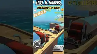 Fast & Furious Ramp Car Jump #RampCarStunt #CarStuntGame #MegaRampStunt #kidscargames