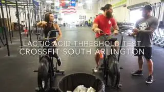 WE TRIED A THING CALLED THE LACTIC ACID THRESHOLD TEST.