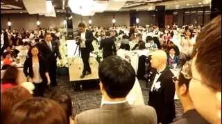 new style korean wedding. famous humor writer