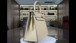 Hermes Kelly Sellier 25 Epsom Color Gris Tourterelle GHW