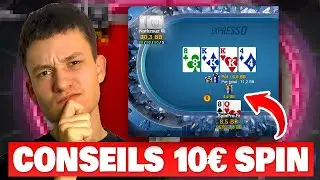 CONSEILS pour PROGRESSER au POKER en EXPRESSO 10&euro; sur WINAMAX ! (Spin)
