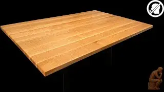 Building a White Oak Dining Table | No Talking | Music Only