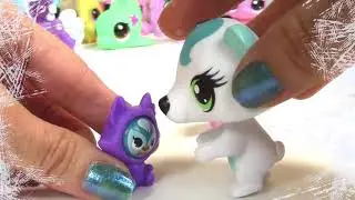 Đồ chơi trẻ em Snow Day - Littlest Pet Shop Chilly Weather Fun Playset LPS Rolleroos
