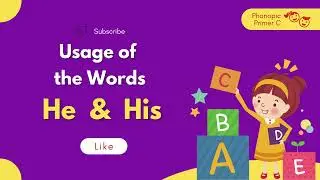 Phonic Drill  Usage of Words He His   Phonopic Primer C