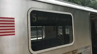 MTA NYC Subway: R142 5 Local/Express Action @ Baychester Avenue