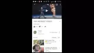 My reaction to 100%  weirdest video