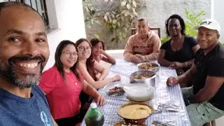 Vlog em Fam&iacute;lia,  Almo&ccedil;o simples , Rabada com AGRI&Atilde;O, Sobresa ,PUDIM bolo e MANJAR.