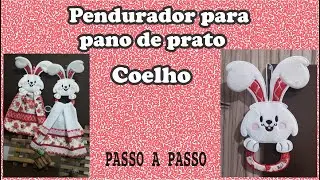Como fazer um pendurador para pano de prato coelho
