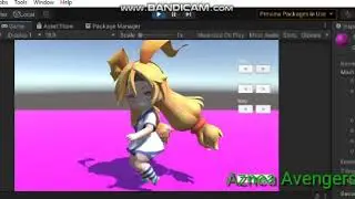 Unity 3D cloth and hair simulation test #unitySimulation #clothSimulation #hairSimulation