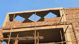 26 by 42 south West corner Brick House Walkthrough parabola design