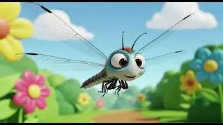 🐉 Dragonfly Zoom | Cartoon Nursery Rhymes & Kids Songs 🎵