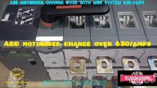 ABB motorised change over with MOR system 630/amps ,