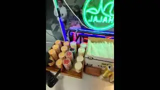 POV cooking a halal food on the food truck