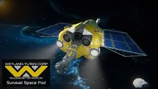 Survival Space Pod. Начальный корабль для выживания в космосе.