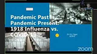 CapSci SOT: Pandemic Past is Pandemic Present: 1918 Influenza vs. COVID-19 by Dr. Eric Yager