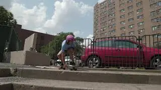 @NAlongboarders1  visits Skate-Everything School
