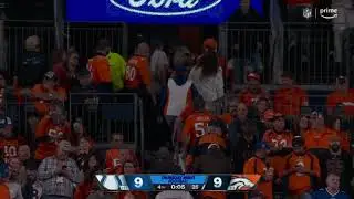 Broncos fans are leaving the stadium during a tie game