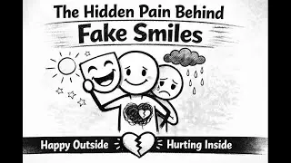 The Hidden Pain Behind Fake Smiles | Why Happy People Hurt the Most#FakeSmiles #HiddenPain