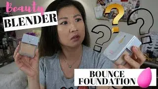 NEW Beauty Blender Bounce Foundation : First Impressions, Demo & Review | leecestylz