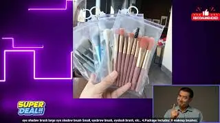 3256806558532794 8Pcs Makeup Brush Set Concealer Blusher Loose Powder Smudge Eye Shadow