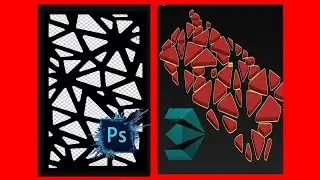 Convert 2d  image pattern to 3d model