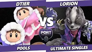 Port Priority 9 - Dtier (Ice Climbers) Vs. Lorion (Wolf) Smash Ultimate - SSBU