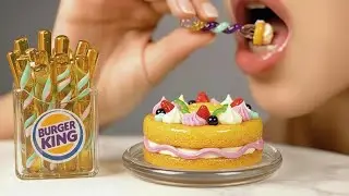 Glass Fries & Fast Food AI ASMR Eating Video | Oddly Satisfying