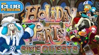 ALL CHARACTER SIDE QUESTS! (Holiday Party 2025) | New Club Penguin