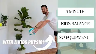 Best THREE Kids Balance Exercises (Home Family Workout)