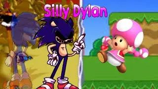 FNF Combate 1 Silly Dylan/Silly billy pero yo vs toadette