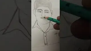 How to make a realistic portrait 🔥By #kumarrohit #art #new #shorts #viral #trending #ytshorts #draw