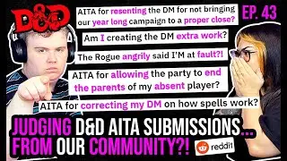 Judging D&D AITA Submissions - Are They As Awful As They Sound?! | Episode 43 | Eldritch Podblast